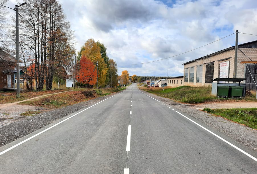 В Вологодской области отремонтирован проезд по селу Миньково