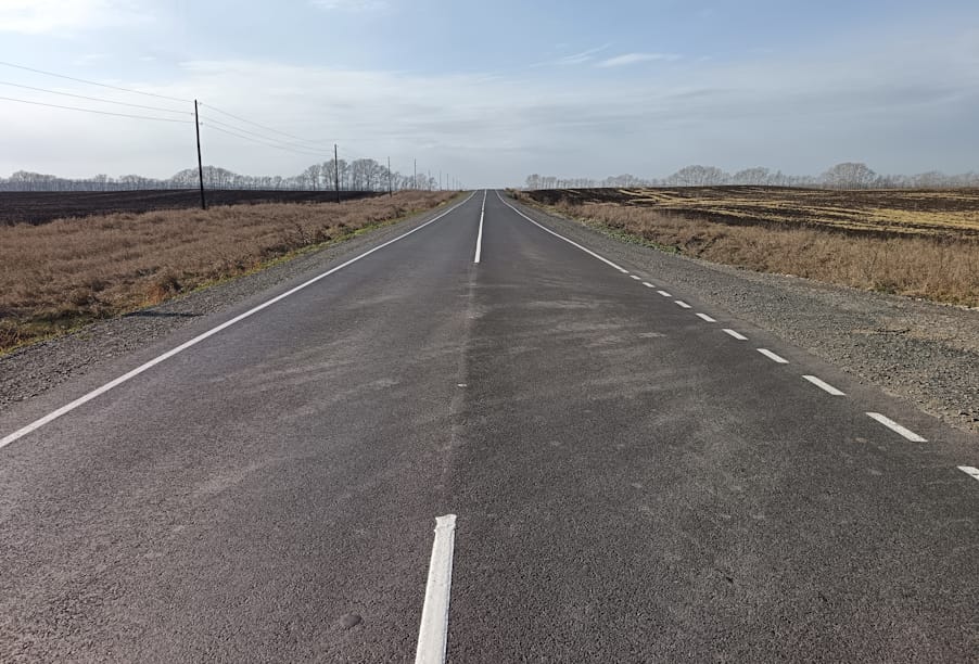 В Алтайском крае отремонтировали участок дороги к заказнику «Лебединый»